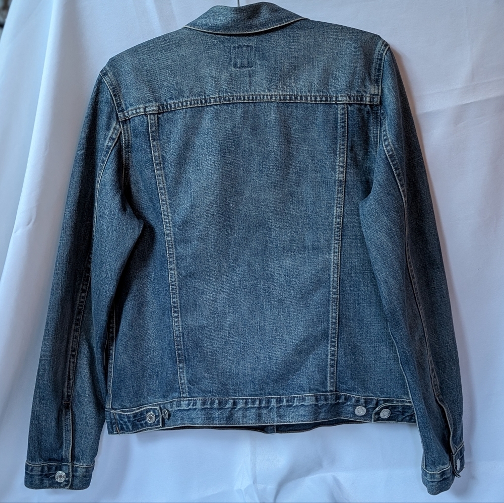 GAP ICON Denim Jean Jacket - Saddle Blue 🧥 - Picture 6 of 13